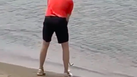 Did you know this rule about hitting your ball in MOVING WATER?